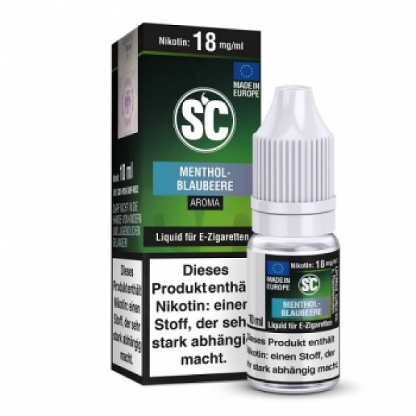 SC Liquids - Menthol Blaubeere - Liquid 10ml