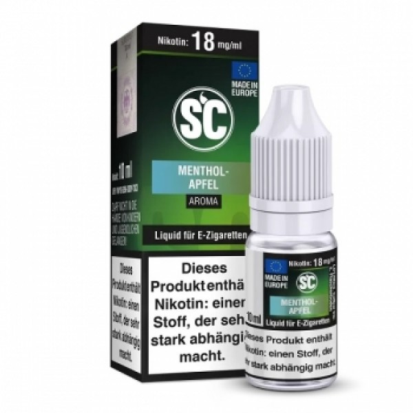 SC Liquids - Menthol Apfel - Liquid 10ml