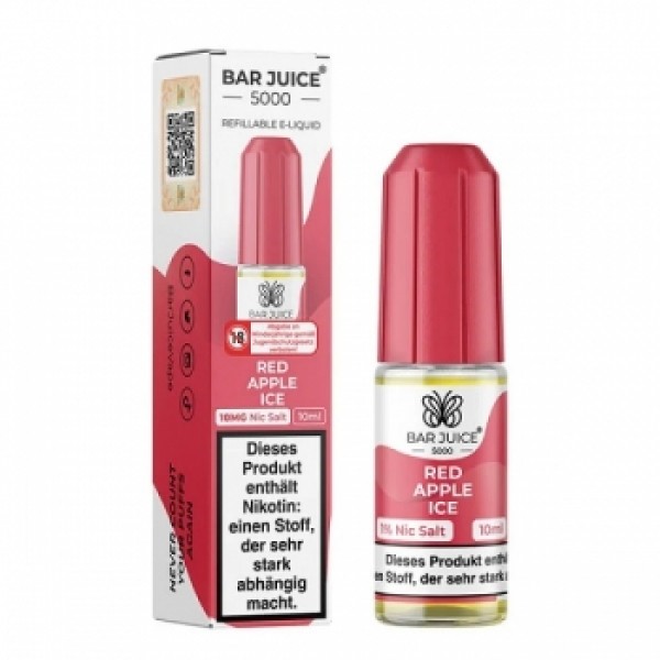 Bar Juice 5000 - Red Apple Ice - Nikotinsalz 20mg