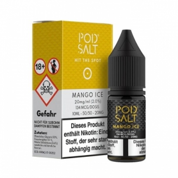 Pod Salt - Mango Ice 10 ml - 20 mg