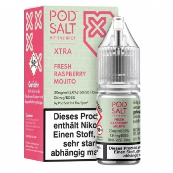 Pod Salt - Fresh Raspberry Mojito 10 ml