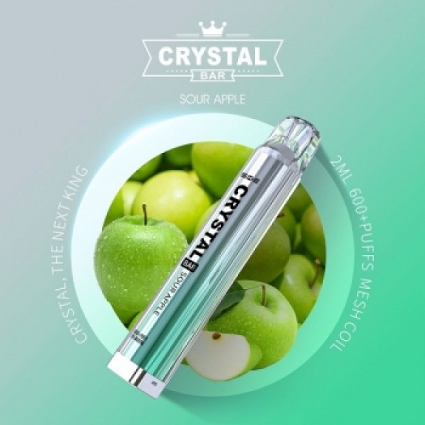 SKE Crystal Bar - Sour Apple - EINWEG E-ZIGARETTE 20mg