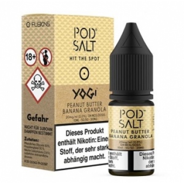 Pod Salt - Peanut Butter Granola 10 ml - 20 mg