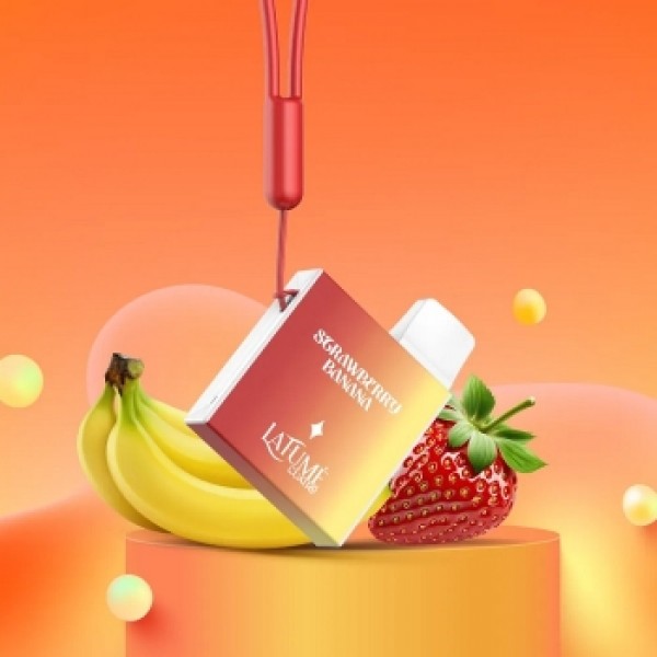 La Fume Cuatro - Strawberry Banana EINWEG-E-ZIGARETTE 20mg