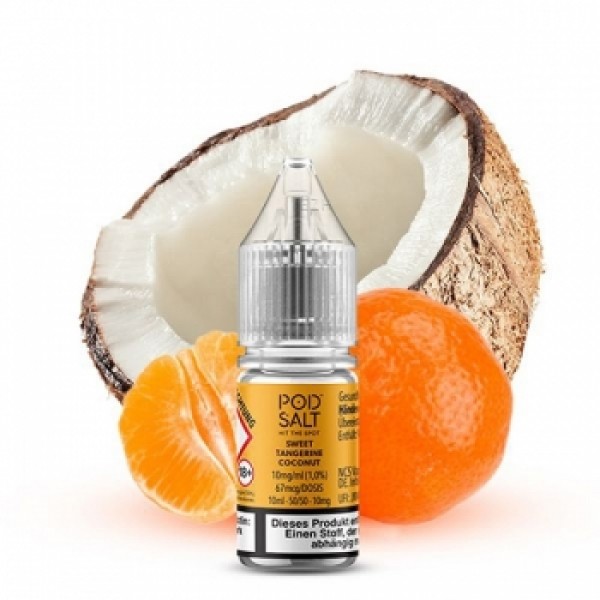 Pod Salt - Sweet Tangerine Coconut 10 ml 20 mg