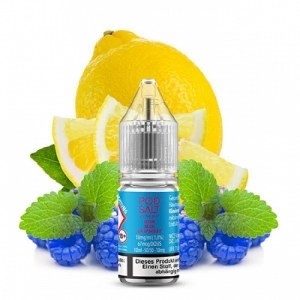 Pod Salt - Sour Blue Raspberry 10 ml - 20 mg