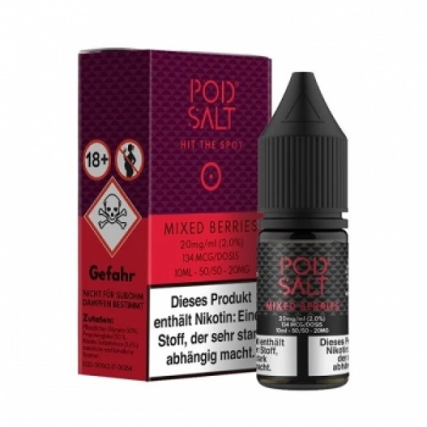 Pod Salt - Mixed Berries 10 ml - 20 mg