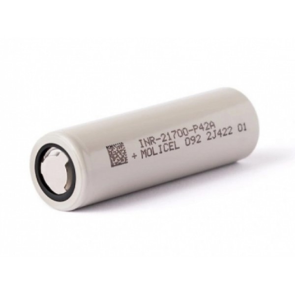 Molicel INR 21700er P42A Li-Ion Akkuzelle 45 Ampere 4000 mAh (1 Stück)