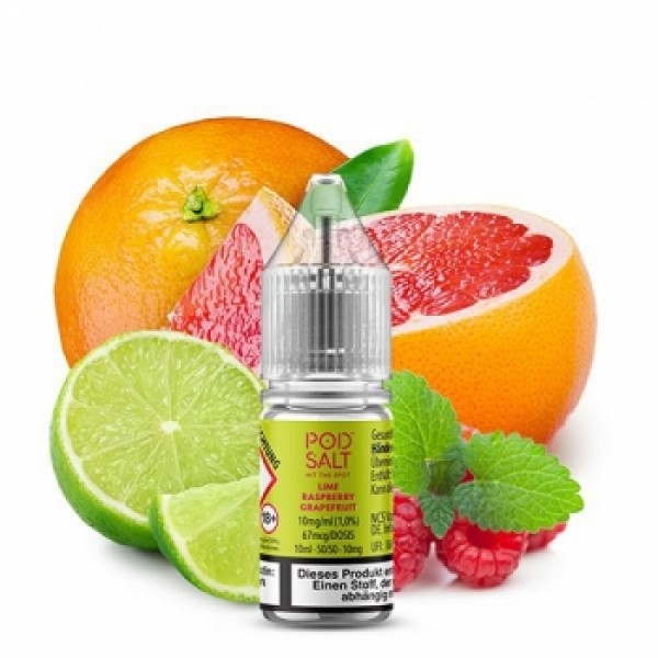 Pod Salt-  Lime Raspberry Grapefruit 10 ml 20 mg