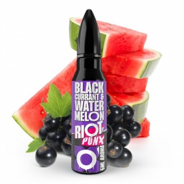 Riot Squad PUNK Schwarze Johannisbeere und Wassermelone Aroma 5 ml